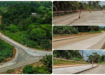 Nkoltang – Plaine Ayemé : le bétonnage d’un axe stratégique redonne souffle à la mobilité locale