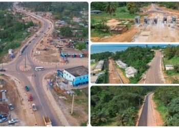 Ntoum-Cocobeach : un chantier routier stratégique exécuté à 45 %