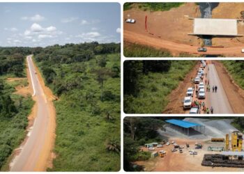 Route Ovan–Makokou : les travaux atteignent près de 50% de réalisation