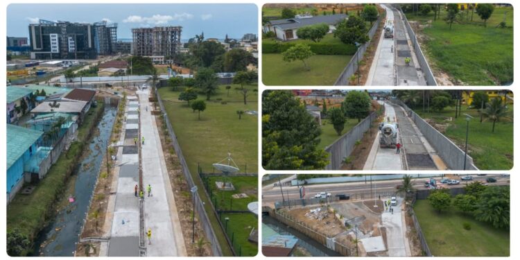 Libreville : la nouvelle voie Martine Oulabou – Cocotier bientôt ouverte aux usagers