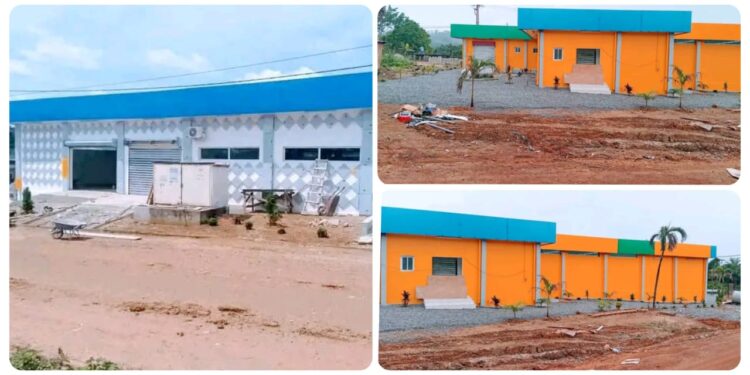 Minvoul : le nouveau centre commercial touche à sa phase finale