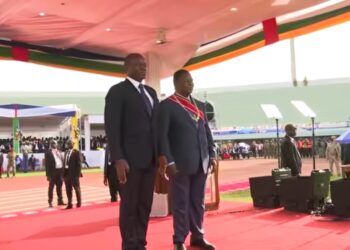 Brice Clotaire Oligui Nguema présent à l’investiture de Faustin Archange Touadéra