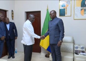 Bangui : Ousmane Diagana, reçu en audience par Brice Clotaire Oligui Nguema