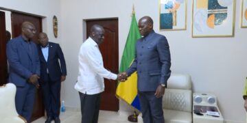Bangui : Ousmane Diagana, reçu en audience par Brice Clotaire Oligui Nguema