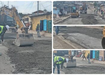 Infrastructures routières : le tronçon Poste d’Akebé–Cosmopark en pleine réhabilitation, symbole d’un retour de l’action publique