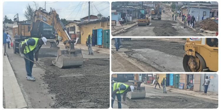 Infrastructures routières : le tronçon Poste d’Akebé–Cosmopark en pleine réhabilitation, symbole d’un retour de l’action publique