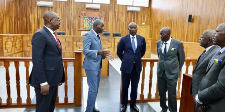 Gabon : le Président Oligui Nguema inaugure l&rsquo;annexe du Tribunal de Première Instance de Libreville