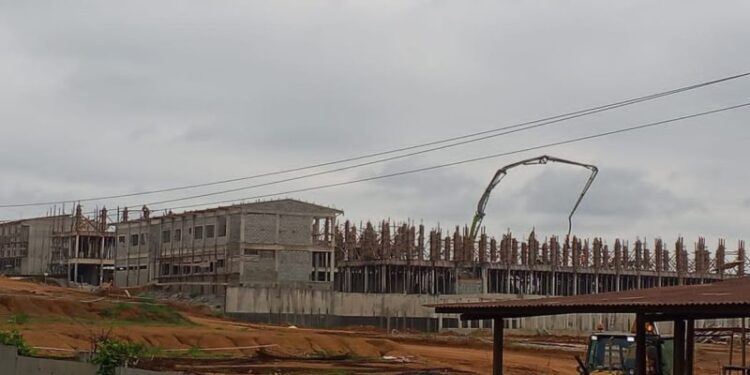 Ntoum : sous l’impulsion du Président Oligui Nguema, le complexe scolaire de Nkan Poussière prend forme