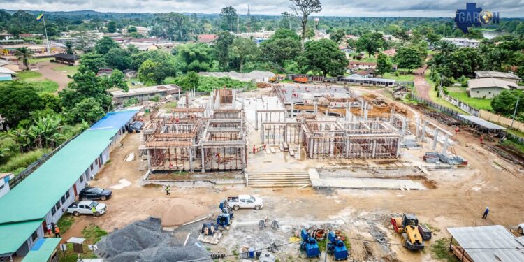 Mouila : la future agence de la BEAC prend forme et accompagne l’ambition d’un développement équilibré des provinces