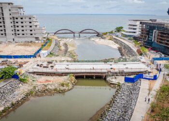 Baie des Rois : avec 80 % d’exécution, les ponts routiers prennent forme et incarnent l’ambition infrastructurelle d’Oligui Nguema