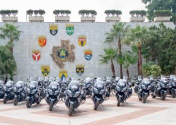 Gabon : Oligui Nguema renforce les capacités d’intervention des forces de l’ordre avec la remise de 37 motos