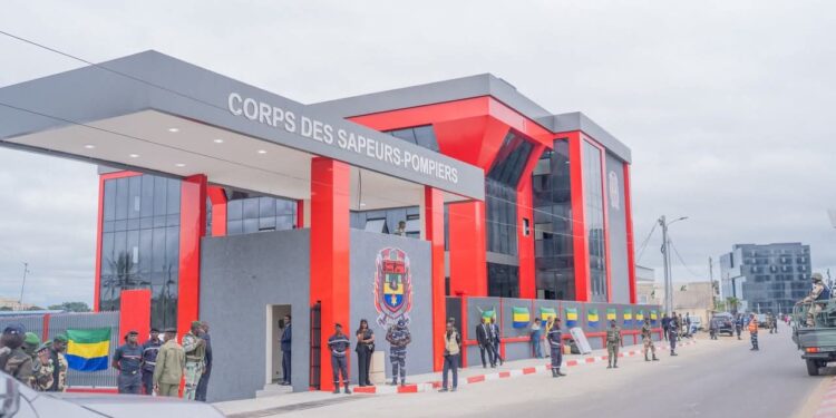 Sécurité civile : Oligui Nguema dote les Sapeurs-pompiers d’un nouvel État-major à Bessieux