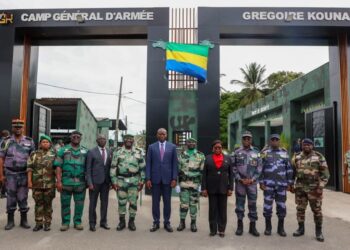 Défense : Oligui Nguema inaugure le nouveau siège du Groupement Blindé d’Intervention