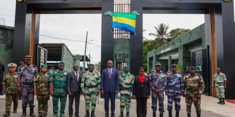 Défense : Oligui Nguema inaugure le nouveau siège du Groupement Blindé d’Intervention