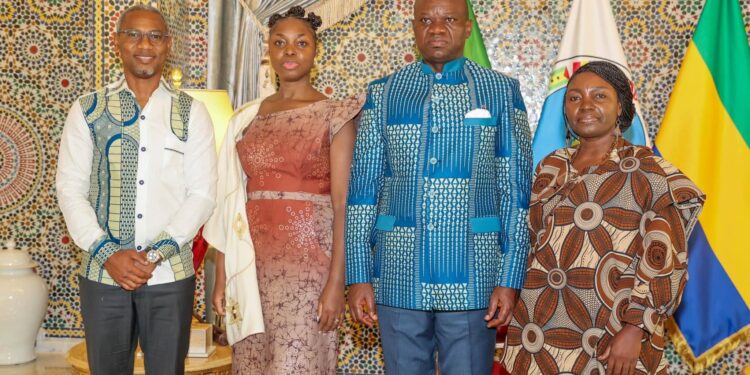 Culture : Oligui Nguema reçoit Annie Flore Batchiellilys et Adriana Bignagni Lesca Mezzo