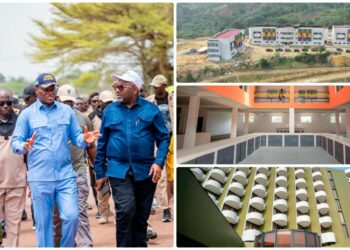 Franceville : même en séjour privé, Oligui Nguema garde un œil sur les chantiers