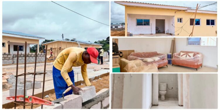 Makokou : sous l’impulsion d’Oligui Nguema, 50 nouvelles villas prennent forme à Maïga