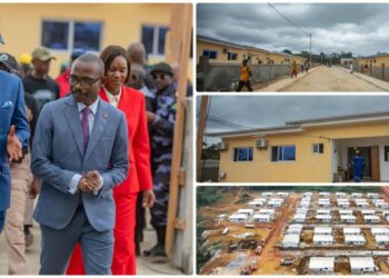 Makokou : le Chef de l’État en immersion sur le chantier du nouveau programme résidentiel de Mayiga