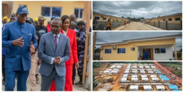 Makokou : le Chef de l’État en immersion sur le chantier du nouveau programme résidentiel de Mayiga