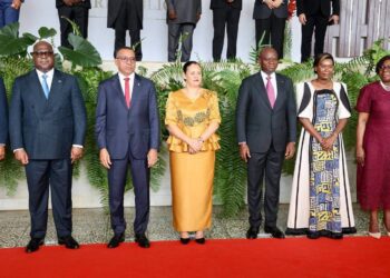 Diplomatie : Oligui Nguema prend part à la cérémonie d’investiture du Président de São Tomé-et-Príncipe