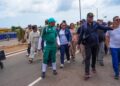 Port-Gentil : Oligui Nguema veut faire des chantiers routiers un moteur de l’emploi local