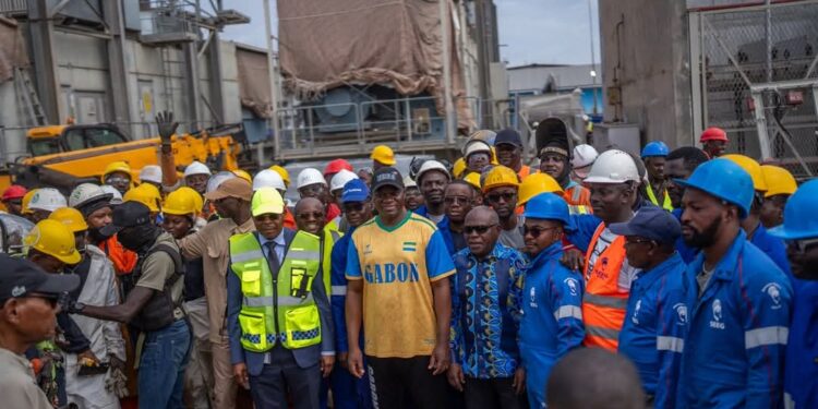 Port-Gentil : Oligui Nguema met les turbines en marche pour relancer la capitale économique