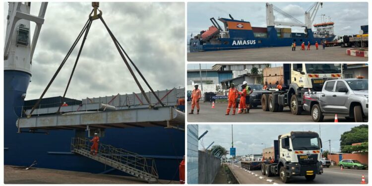 Électricité : les centrales de Port-Gentil et de Lambaréné sont arrivées au Gabon