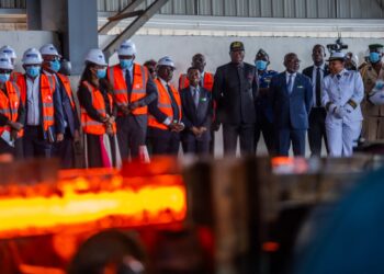 Port-Gentil : les aciéries du Gabon concrétisent l&rsquo;ambition d&rsquo;une industrie nationale 