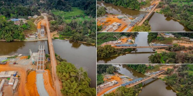 Ebel-Abanga : la promesse d’un pont moderne prend forme