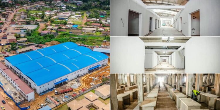 Oyem : Oligui Nguema mise sur un marché moderne pour dynamiser l’économie locale